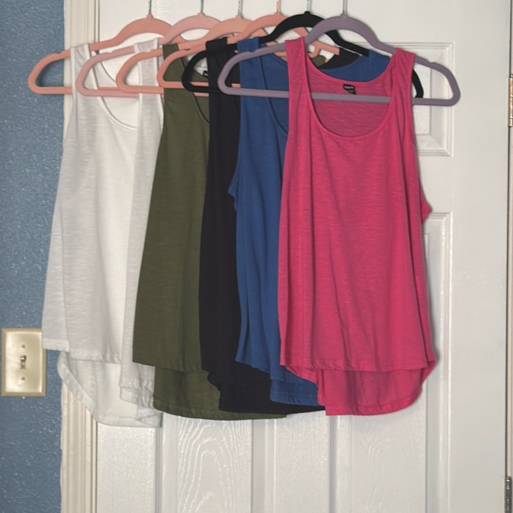 Set of 6 SHEIN tank tops